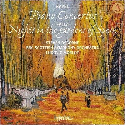 Steven Osborne 라벨: 피아노 협주곡 / 파야: 스페인 정원의 밤 - 스티븐 오스본 (Ravel: Piano Concertos / Falla: Nights In The Gardens Of Spain)
