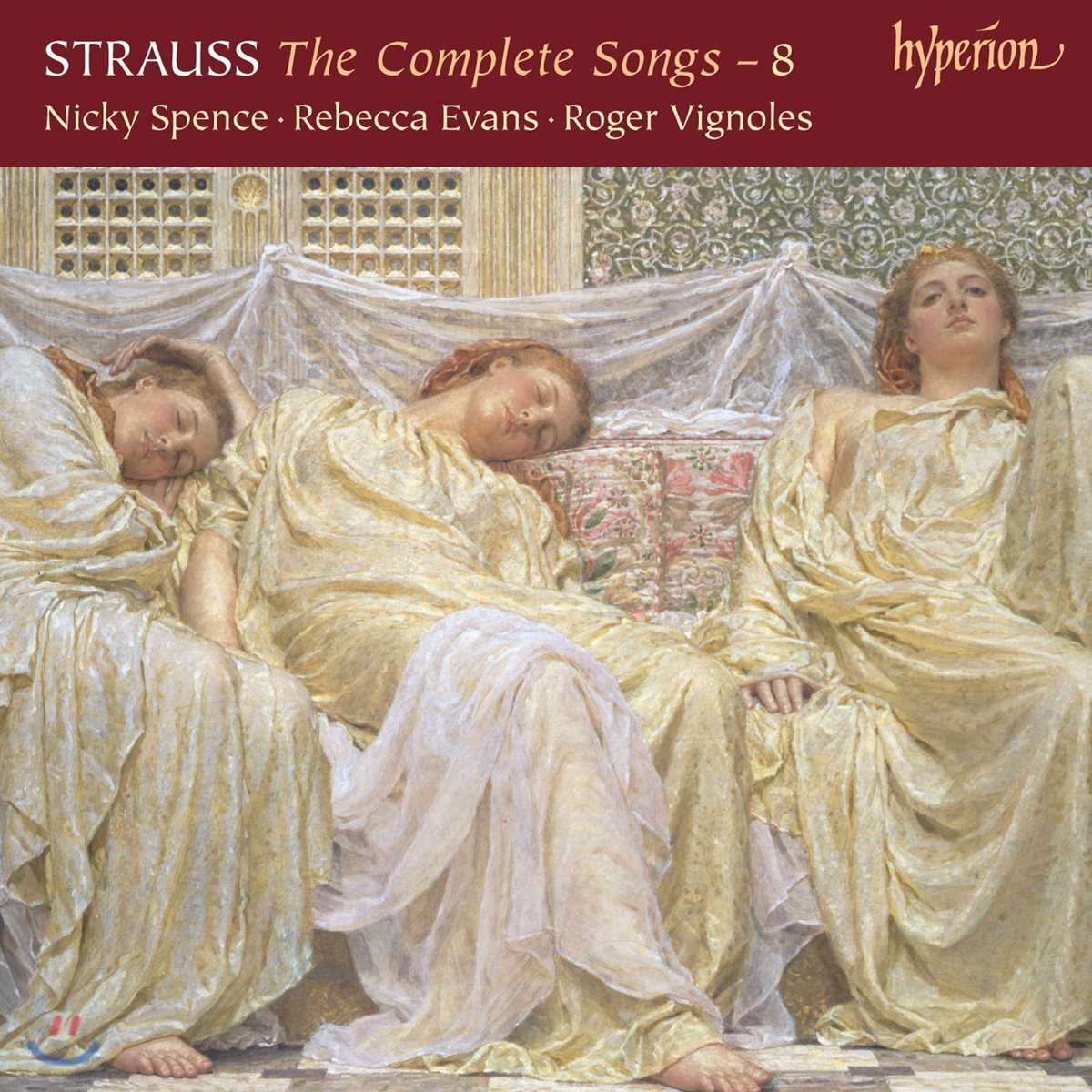 Roger Vignoles / Nicky Spence 슈트라우스: 가곡 전곡집 8권 - 로저 비뇰스, 니키 스펜스, 레베카 에반스 (R. Strauss: The Complete Songs Vol.8)