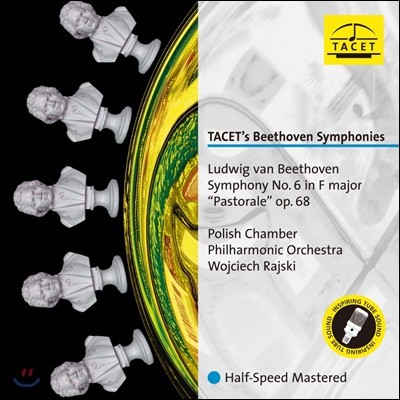 Ludwig van Beethoven,Wojciech Rajski,Polish Chamber Philharmonic Orchestra — Wojciech Rajski 베토벤: 교향곡 6번 '전원' - 보이체크 라이스키 (Tacet's Beethoven Symphony Op.68 'Pastorale') 앨범 커버