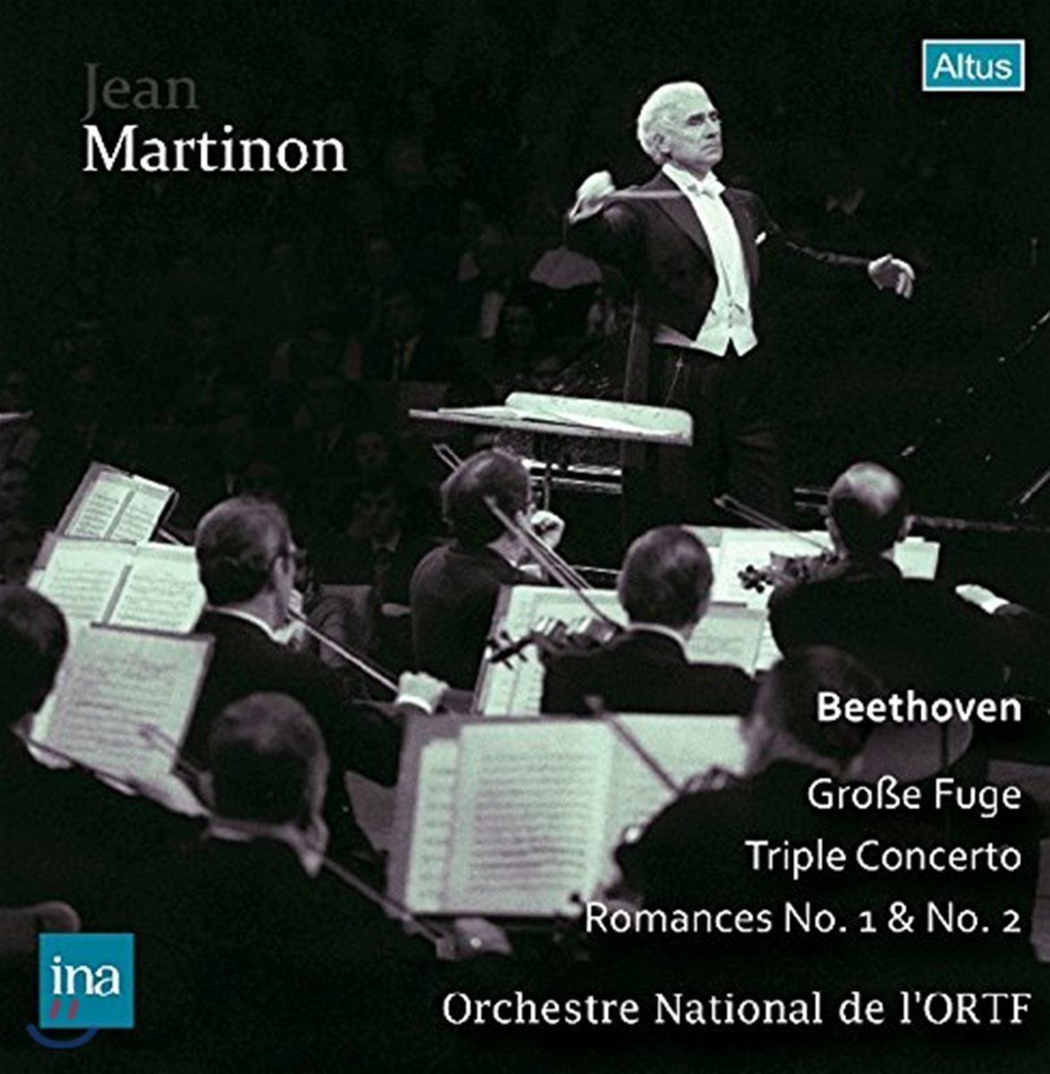 Jean Martinon 베토벤: 대푸가, 삼중 협주곡, 로망스 1, 2번 - 크리스티앙 페라스, 폴 토르틀리에, 장 마르티농, 프랑스 국립 방송 관현악단 (Beethoven: Grosse Fuge, Triple Concerto, Romances)