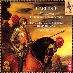 Jordi Savall 카를로스 5세를 주제로 한 음악 - 조르디 사발 (Carlos V - Mille Regretz)