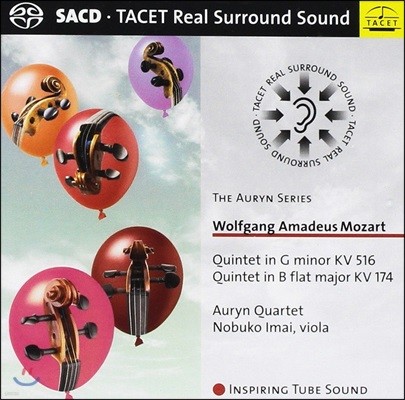 Auryn Quartet 모차르트: 현악 오중주 KV516, KV174 - 아우린 사중주단, 노부코 이마이 (Mozart: String Quintets)