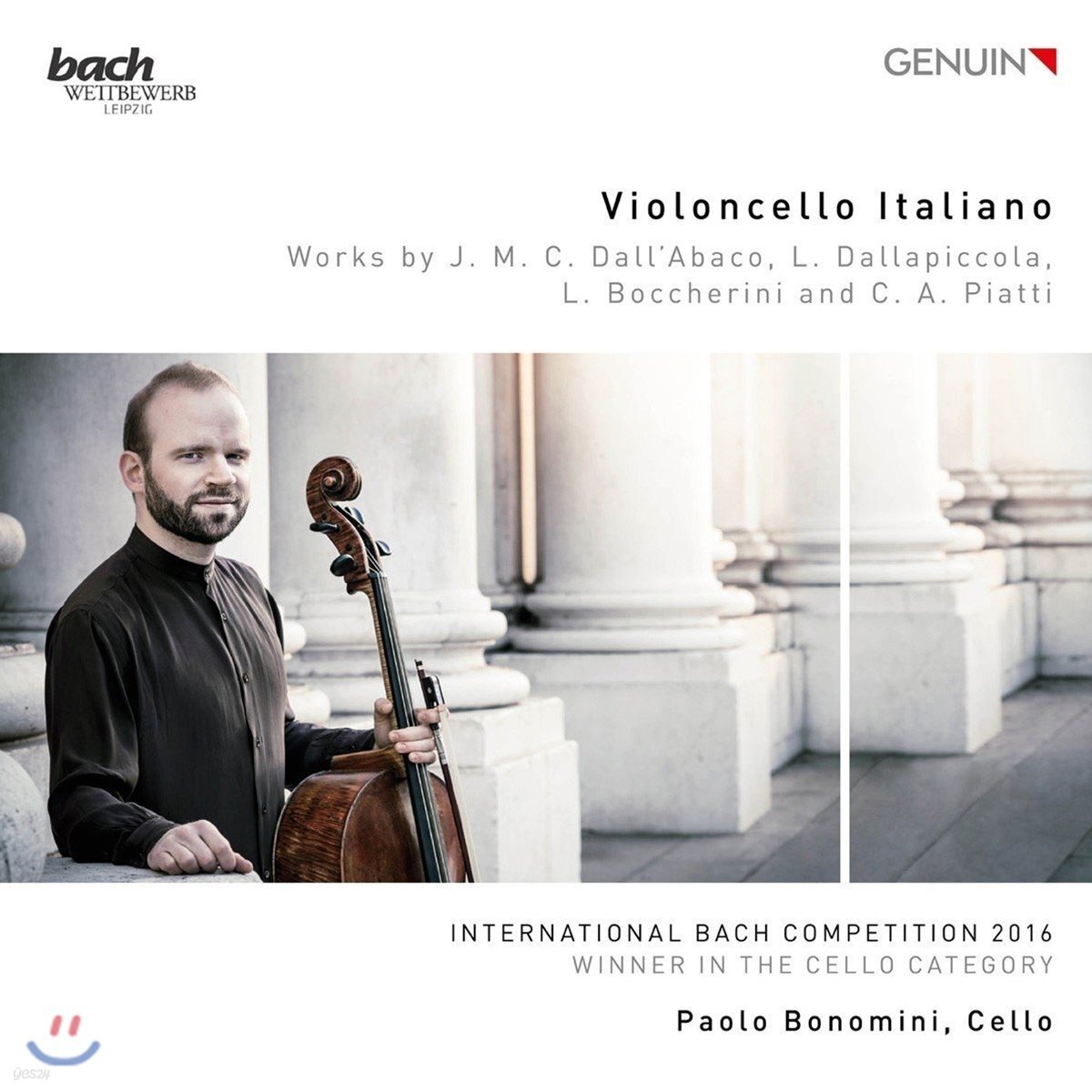 Paolo Bonomini 이탈리안 첼로: 조셉 달라바코 / 보케리니 / 달라피콜라 / 피아티 (Violoncello Italiano - Dall'Abaco / Dallapiccola / Boccherini / Piatti) 파올로 보노미니