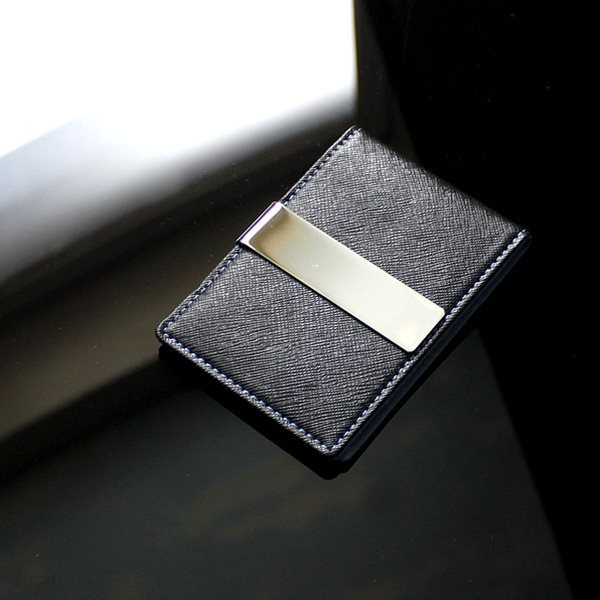 리더플랜 가죽 디자인 머니클립 지갑 카드지갑형