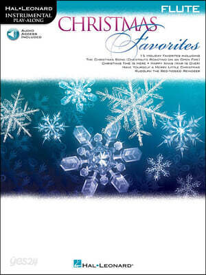Christmas Favorites Flute Holiday Sheet Music Book with Online Audio Tracks Solo Flute Songbook for Beginners and Intermediate Players Instrumental Pl