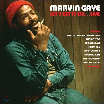Marvin Gaye — Let's Get It on... Live 앨범 커버