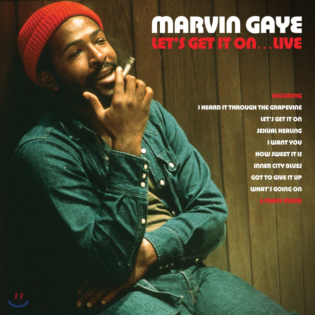 Marvin Gaye (마빈 게이) - Let&#39;s Get It on... Live [레드 컬러 2 LP]