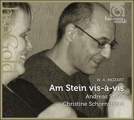 Andreas Staier / Christine Schornsheim 모차르트: 네 손을 위한 소나타와 소곡 - 안드레아스 슈타이어, 크리스틴 쇼른스하임 (Am Stein vis-a-vis - Mozart: Piano Sonatas for 4 Hands)
