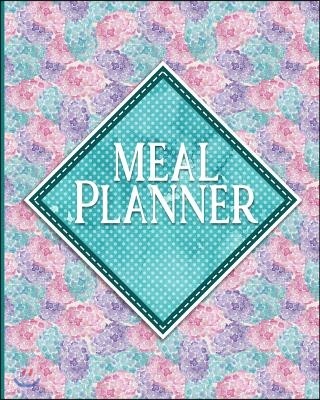 Meal Planner: Great for Family Meal Planner & Toddler Meal Plan - Hydrangea Cover