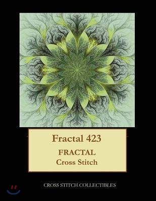 Fractal 423: Fractal cross stitch pattern