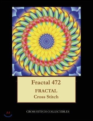 Fractal 472: Fractal cross stitch pattern