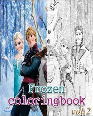 Frozen Coloring Books: Coloring Book Vol.2: Stress Relieving Coloring Book