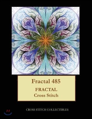 Fractal 485: Fractal cross stitch pattern