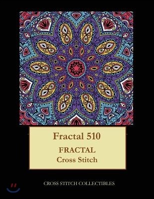 Fractal 510: Fractal cross stitch pattern