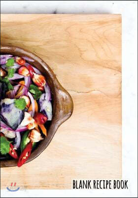 Blank Recipe Book - Vegetarian Recipes (Salad Cover): 7