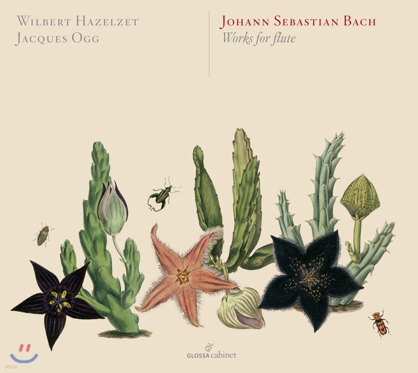 Wilbert Hazelzet 바흐: 무반주 첼로 모음곡, 파르티타 [플루트 연주반] - 빌베르트 하젤젯, 자크 오흐 (J.S. Bach: Works For Flute BWV525-528, 583 & 587, BWV 1007-1009, 1013)