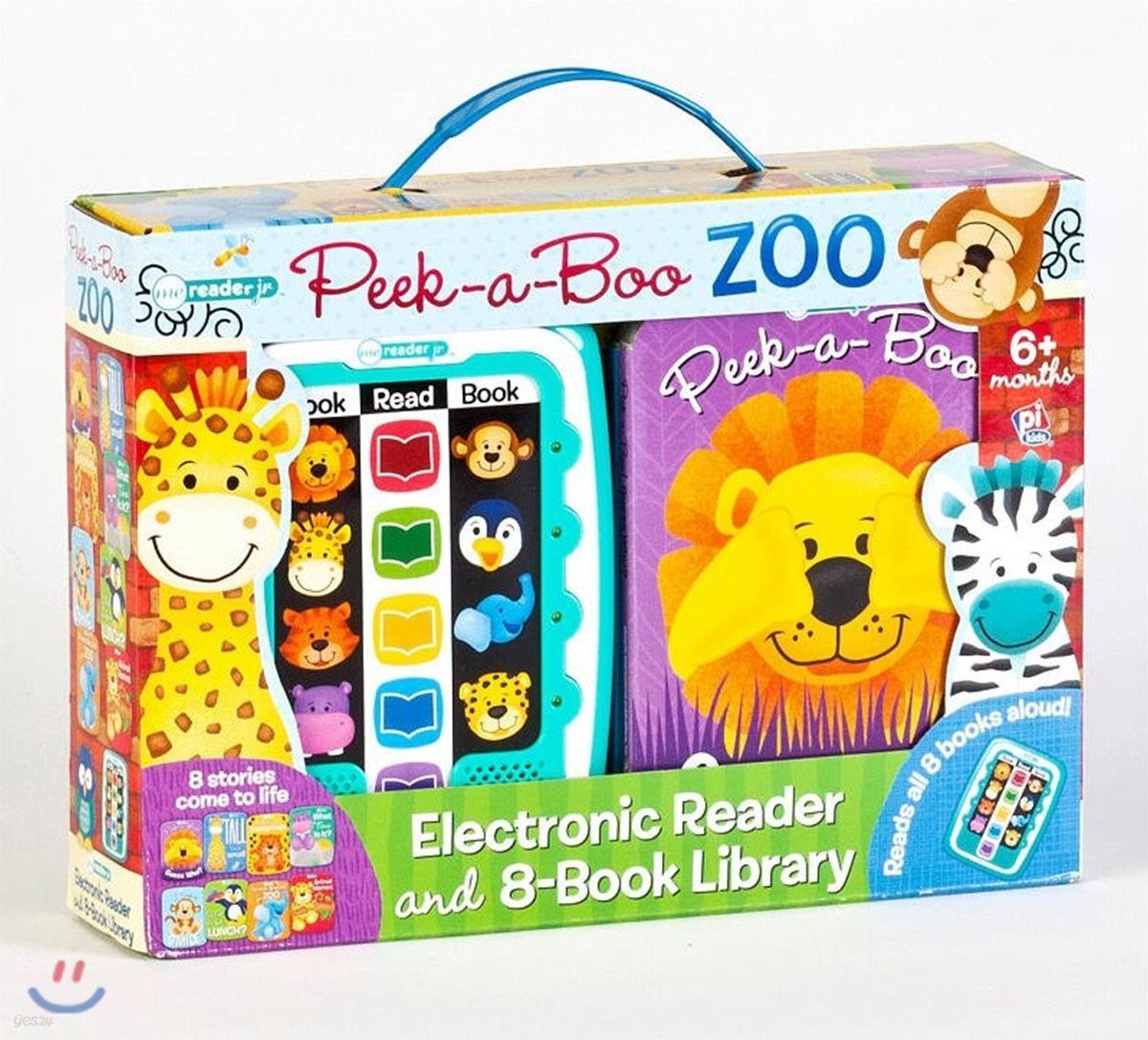 Me Reader Junior & 8 Books Library : Peek-a-Boo Zoo 피카부 까꿍 동물원 미리더 주니어 사운드북