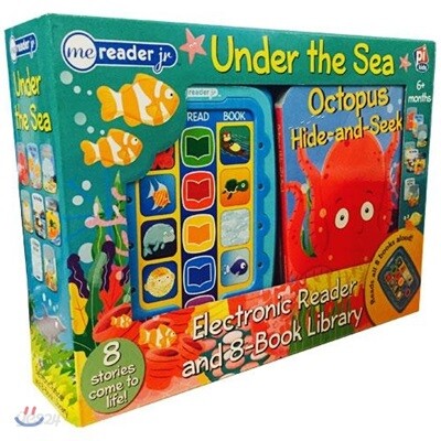 Me Reader Junior & 8 Books Library : Under the Sea 바다 동물 미리더 주니어 사운드북