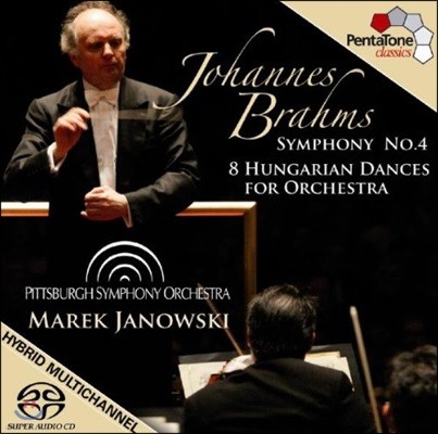 Marek Janowski 브람스: 교향곡 4번, 헝가리 춤곡 8곡 - 피츠버그 교향악단, 마렉 야노프스키 (Brahms: Symphony Op.98, Hungarian Dances for Orchestra)