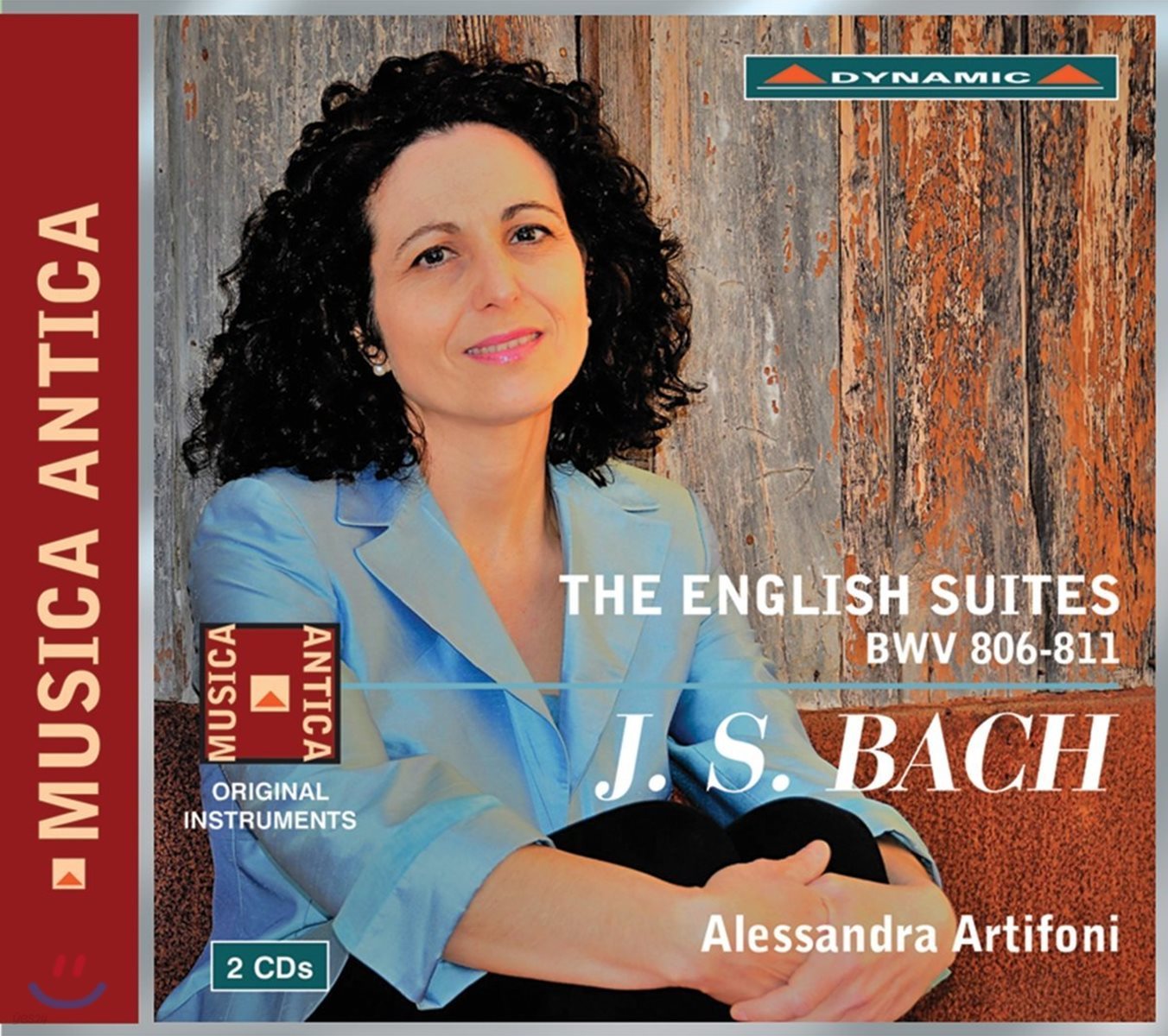 Alessandra Artifoni 바흐: 영국 모음곡 - 알레산드라 아르티포니 [하프시코드 연주반] (J.S. Bach: The English Suite BWV806-811)