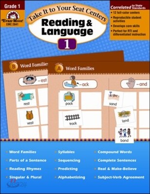 Take It to Your Seat Reading and Language Centers, Grade 1
