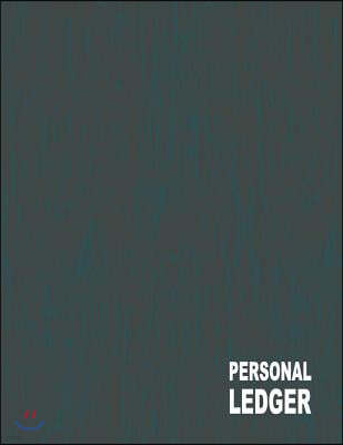 Personal Ledger: 3 Columns, 8.5x11", 80 Pages