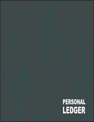 Personal Ledger: 5 Columns, 8.5x11", 80 Pages