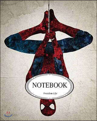 Notebook Journal Dot-Grid, Graph, Lined, Blank No Lined: Watercolor Spiderman V.2: Pocket Notebook Journal Diary, 120 Pages, 8 X 10 (Blank Notebook Jo