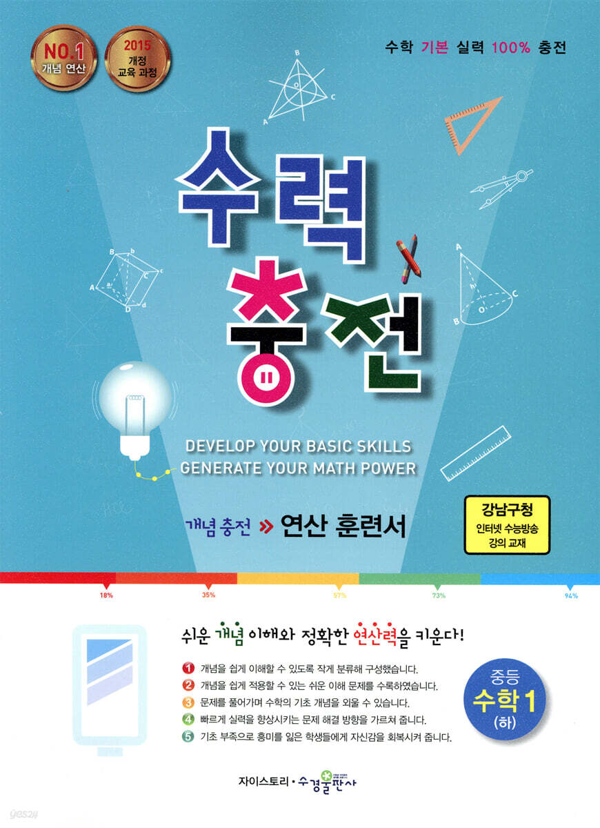 수력충전 중등 수학 1(하) (2024년용)