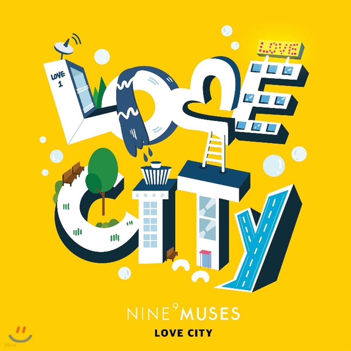 나인 뮤지스 (Nine Muses) - 미니앨범 리패키지 : Muses Diary Part.3 : Love City