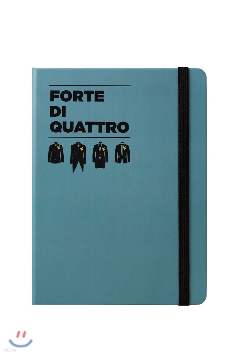 포르테 디 콰트로 머천다이즈 - 노트 (Forte Di Quattro - FDQ Tuxedo Notebook)
