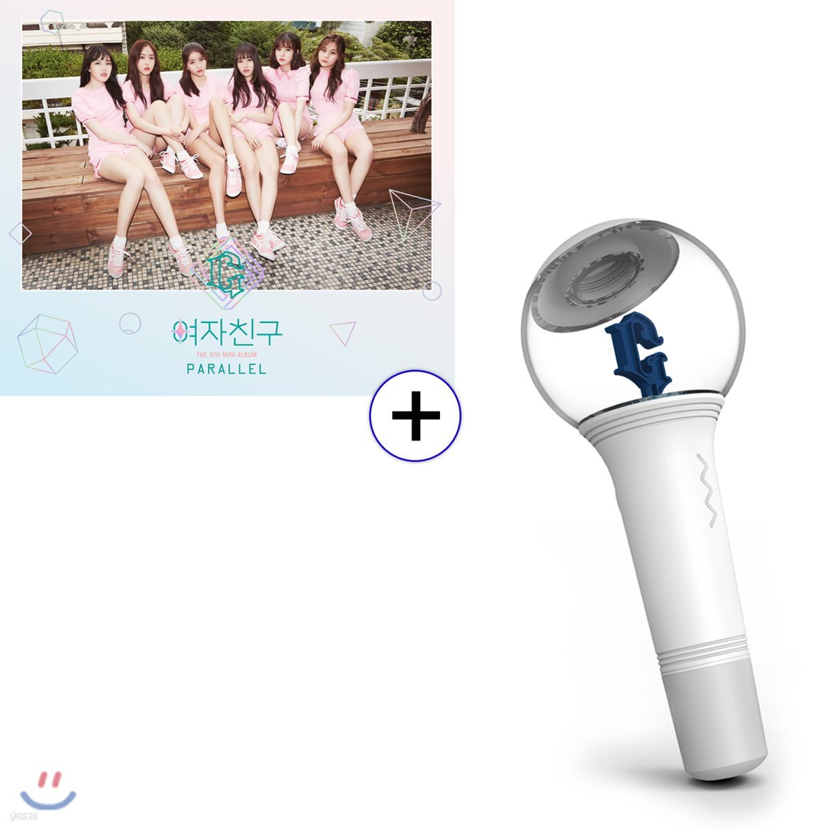 여자친구 (G-Friend) - 미니앨범 5집 : Parallel [Whisper ver.] + 여자친구 공식 야광봉 유리구슬봉 (Gfriend Official Goods Glass Marble Stick)