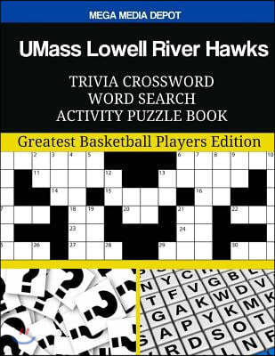 UMass Lowell River Hawks Trivia Crossword Word Search Activity Puzzle Book