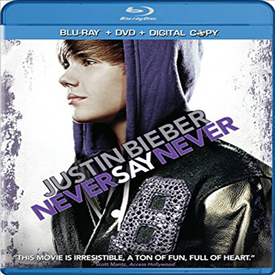 Justin Bieber: Never Say Never (저스틴 비버: 네버 세이 네버)(한글무자막)(Blu-ray+DVD)
