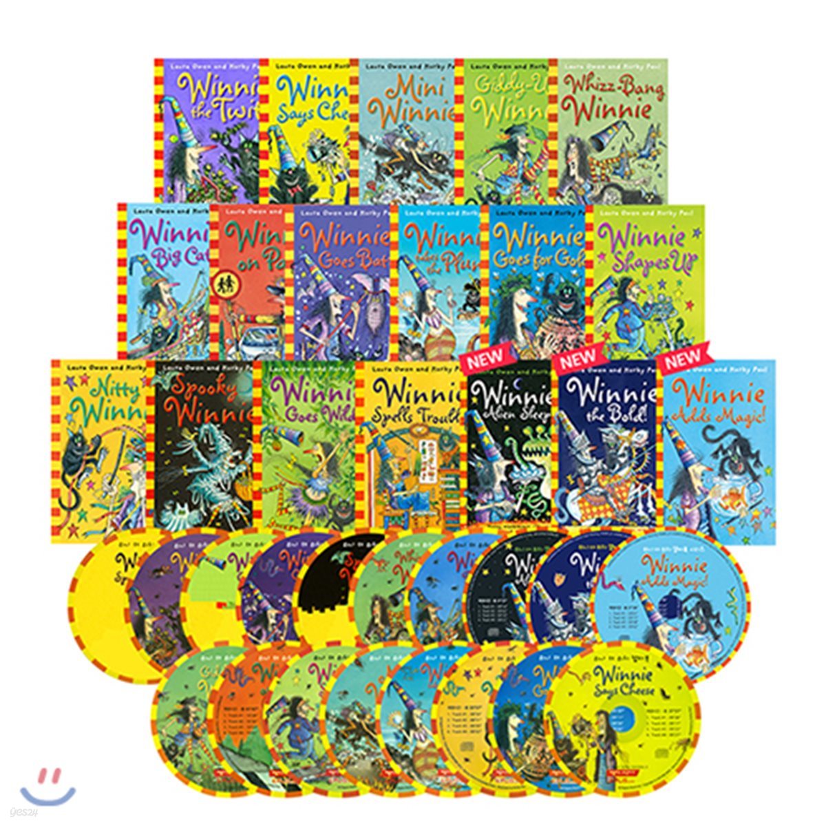 [Winnie the Witch] 마녀 위니 챕터북 직수입도서 15종 + 신간 3종 (18 Books + Audio CD 18장 증정)