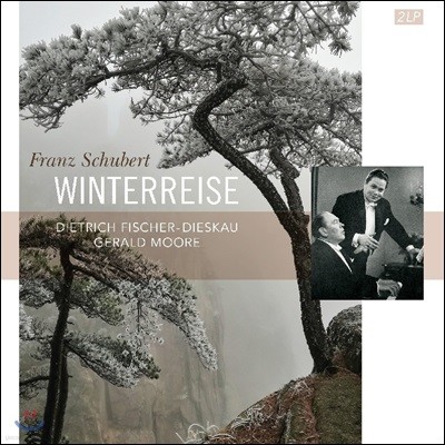 Dietrich Fischer-Dieskau,Gerald Moore,Franz Schubert — Dietrich Fischer-Dieskau 슈베르트: 가곡 '겨울 나그네' - 디트리히 피셔-디스카우, 제럴드 무어 (Shubert: Lieder 'Winterreise') 앨범 커버
