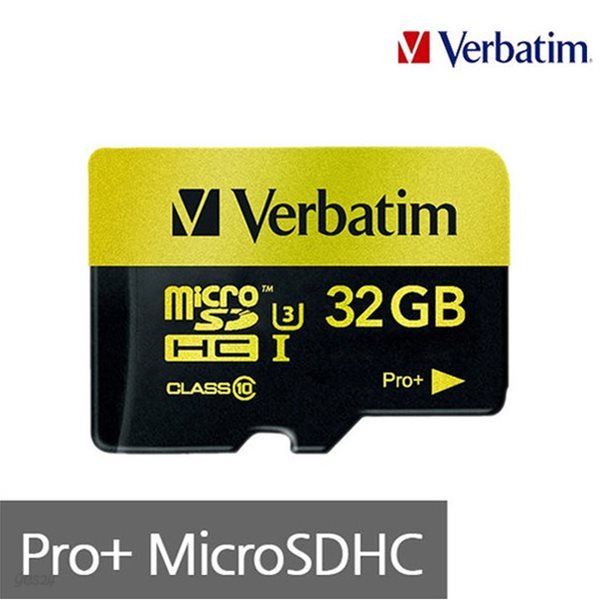 무료배송 버바팀 microSDHC 32GB CLASS10 Pro+ UHS-I U3 32G MLC 블랙박스 카메라 메모리카드