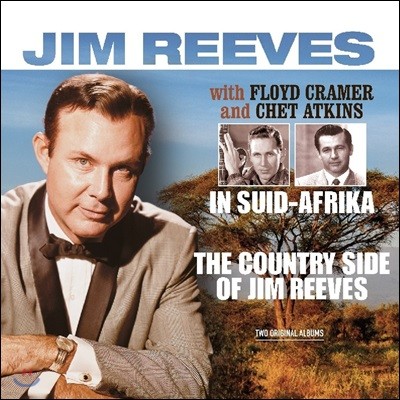 Chet Atkins,Jim Reeves,Floyd Cramer — Jim Reeves & Floyd Cramer (짐 리브스, 플로이드 크래머) - The Country Side Of Jim Reeves / In Suid-Afrika 앨범 커버
