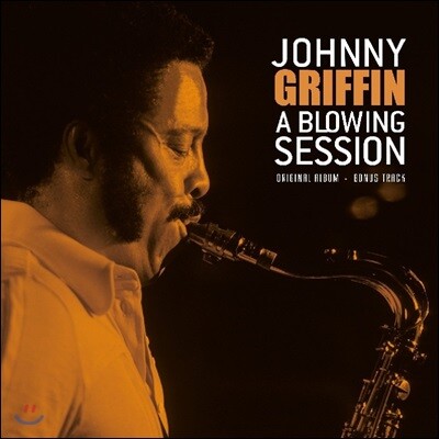 Art Blakey,Lee Morgan,Hank Mobley,John Coltrane,Johnny Griffin,Wynton Kelly,Paul Chambers — Johnny Griffin (조니 그리핀) - A Blowing Session 앨범 커버