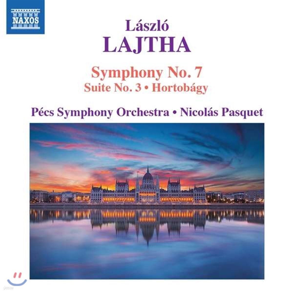 Nicolas Pasquet 라슬로 라이타: 관현악 작품 5집 - 교향곡 7번 '혁명', 모음곡 3번, 호르토바지 (Laszlo Lajtha: Symphony No.7, Suite No.3, Hortobagy) 페치 심포니 오케스트라, 니콜라 파스케