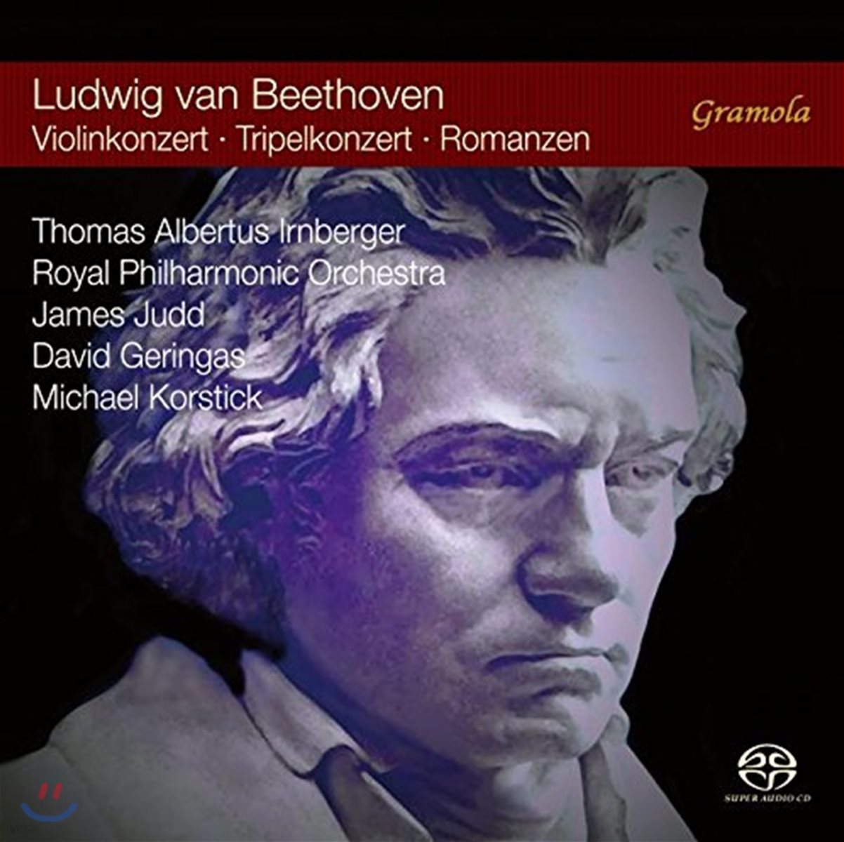 Thomas Albertus Irnberger 베토벤: 바이올린 협주곡, 삼중 협주곡, 로망스 1 & 2번 - 토마스 알베르투스 이른베르거, 로열 필하모닉, 제임스 주드 (Beethoven: Violin Concerto, Romances, Triple Concerto)