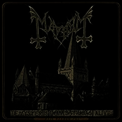 Mayhem — De Mysteriis Dom Sathanas Alive 앨범 커버