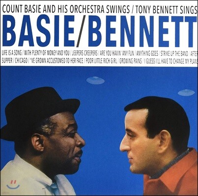Count Basie,Tony Bennett,The Count Basie Orchestra — Count Basie & Tony Bennett (카운트 베이시, 토니 베넷) - Basie Swings Bennett Sings 앨범 커버