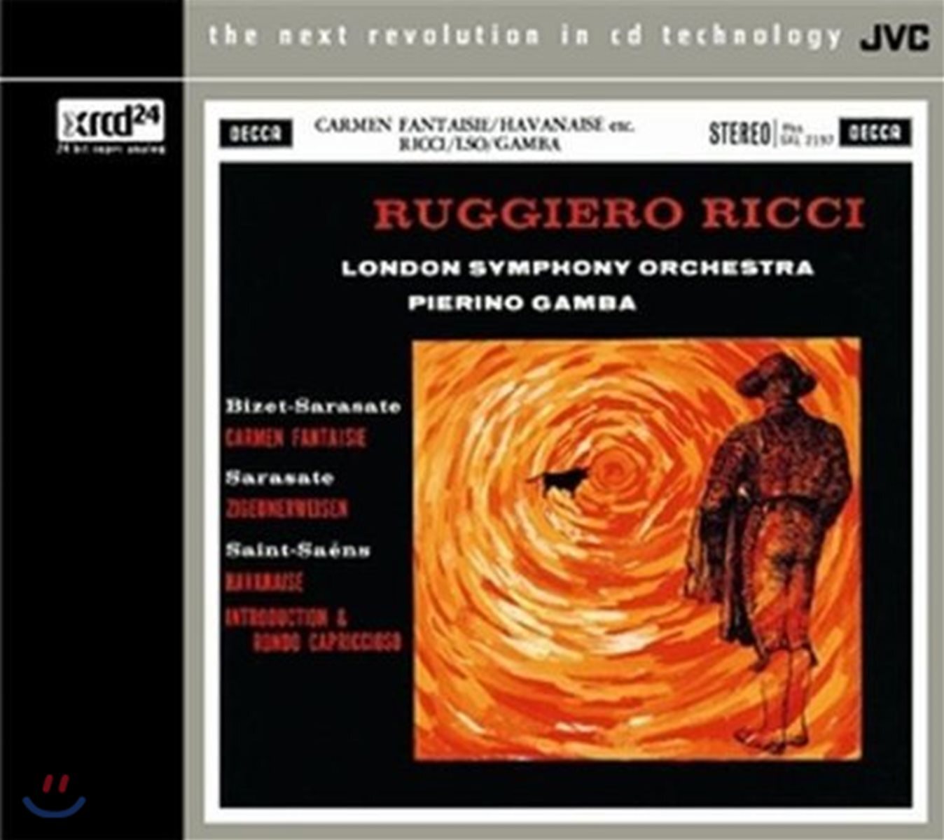 Ruggiero Ricci 사라사테: 카르멘 환상곡, 치고이네르바이젠 / 생상스: 하바네즈 외 - 루지에로 리치, 런던 심포니 (Sarasate: Carmen Fantaisie, Zigeunerweisen / Saint-Saens: Havanaise) [XRCD]