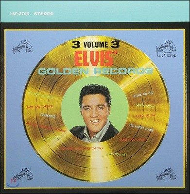 Elvis Presley — Elvis' Golden Records Volume 3 (엘비스 골든 레코드 3집) 앨범 커버