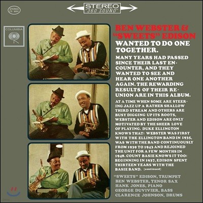 Ben Webster & "Sweets" Edison (  &  ) - Ben Webster & "Sweets" Edison