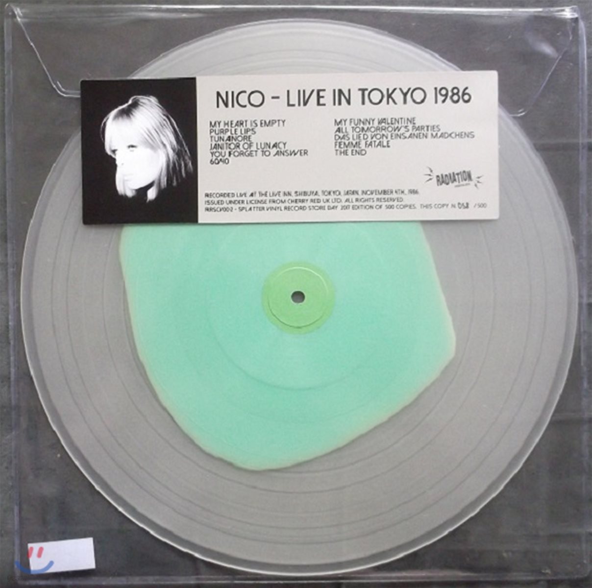 Nico (니코) - Live In Tokyo 1986 (1986년 일본 도쿄 라이브) [투명 & 그린 컬러 LP]
