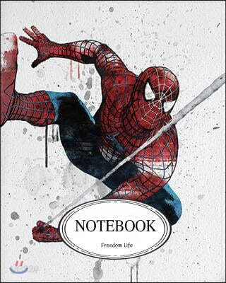Notebook: Journal Dot-Grid, Graph, Lined, Blank No Lined: Spiderman v.3