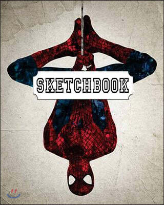 Sketchbook: Watercolor Spiderman v.2: 120 Pages of 8" x 10" Blank Paper for Drawing, Doodling or Sketching (Sketchbooks)