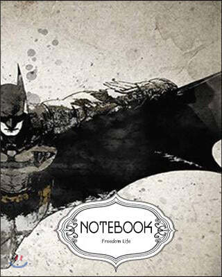Notebook Journal Dot-Grid, Lined, Blank No Lined: Fantasy Batman V.2 ...